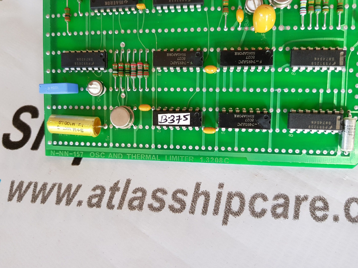 NORCONTROL NN N 157 OSC AND THERMAL LIMITER PCB CARD