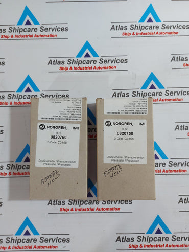 NORGREN 0820750 ELECTRO-MECHANICAL PNEUMATIC PRESSURE SWITCH 0.5...30BAR
