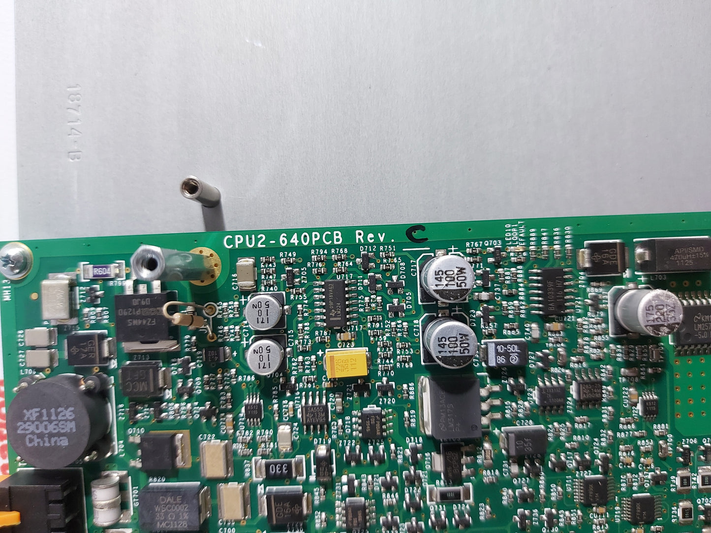 NOTIFIER CPU2-640 CPU WITH INTEGRAL CPS-24 POWER SUPPLY INCLUDES CHASSIS