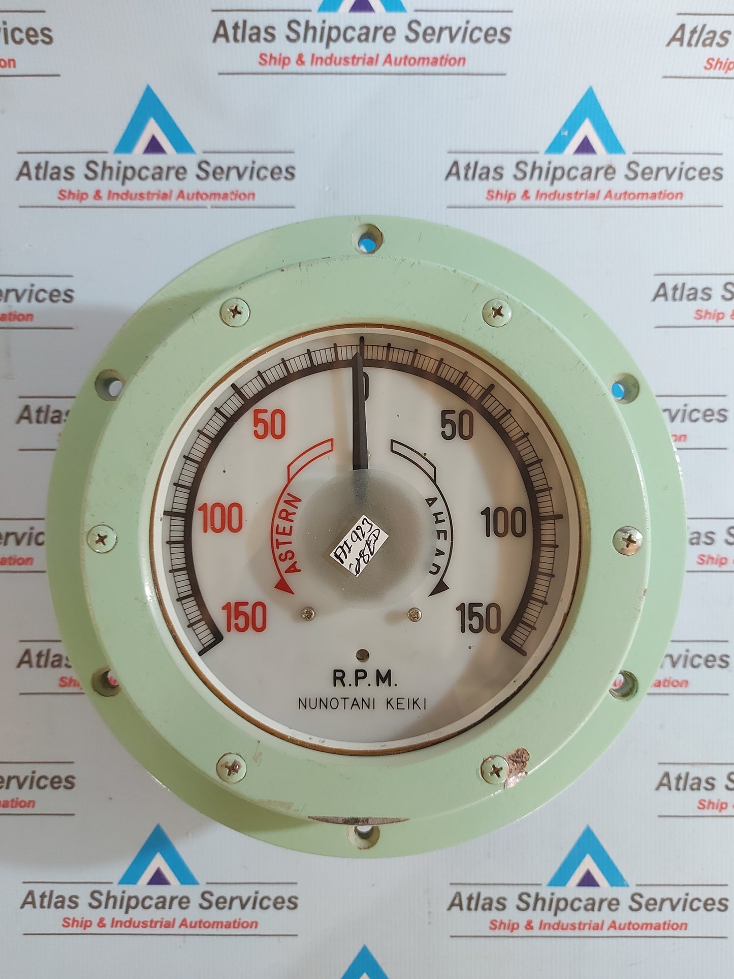 NUNOTANI KEIKI JIS F 8521-FE150KO ELECTRIC PROPELLER SHAFT REVOLUTION INDICATOR