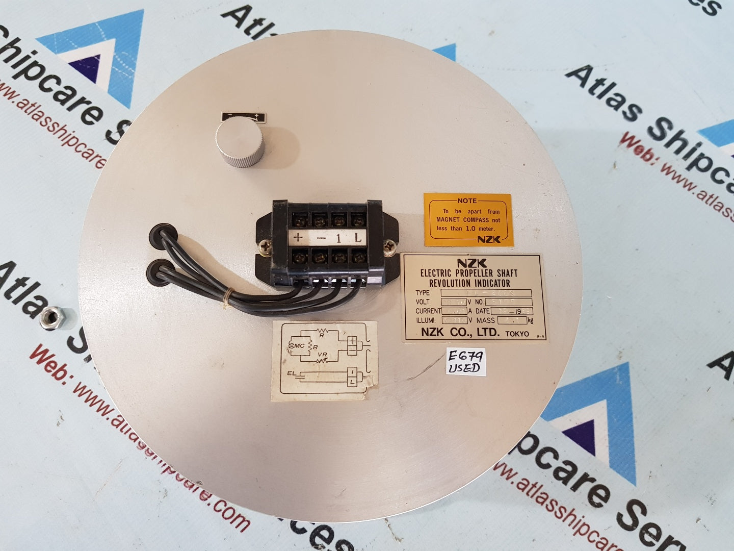 NZK FL-200S Electric Propeller Shaft Revolution Indicator