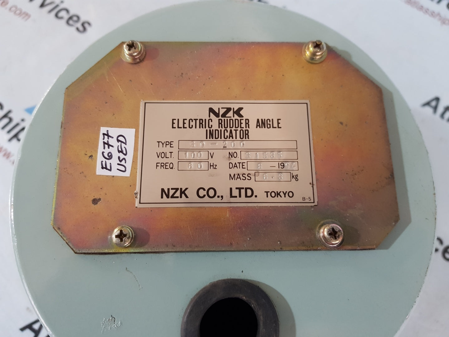 NZK SD-200 Electric Rudder Angle Indicator