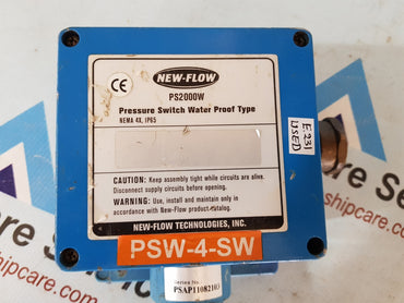 New-Flow PS2000W Pressure Switch Water Proof Type