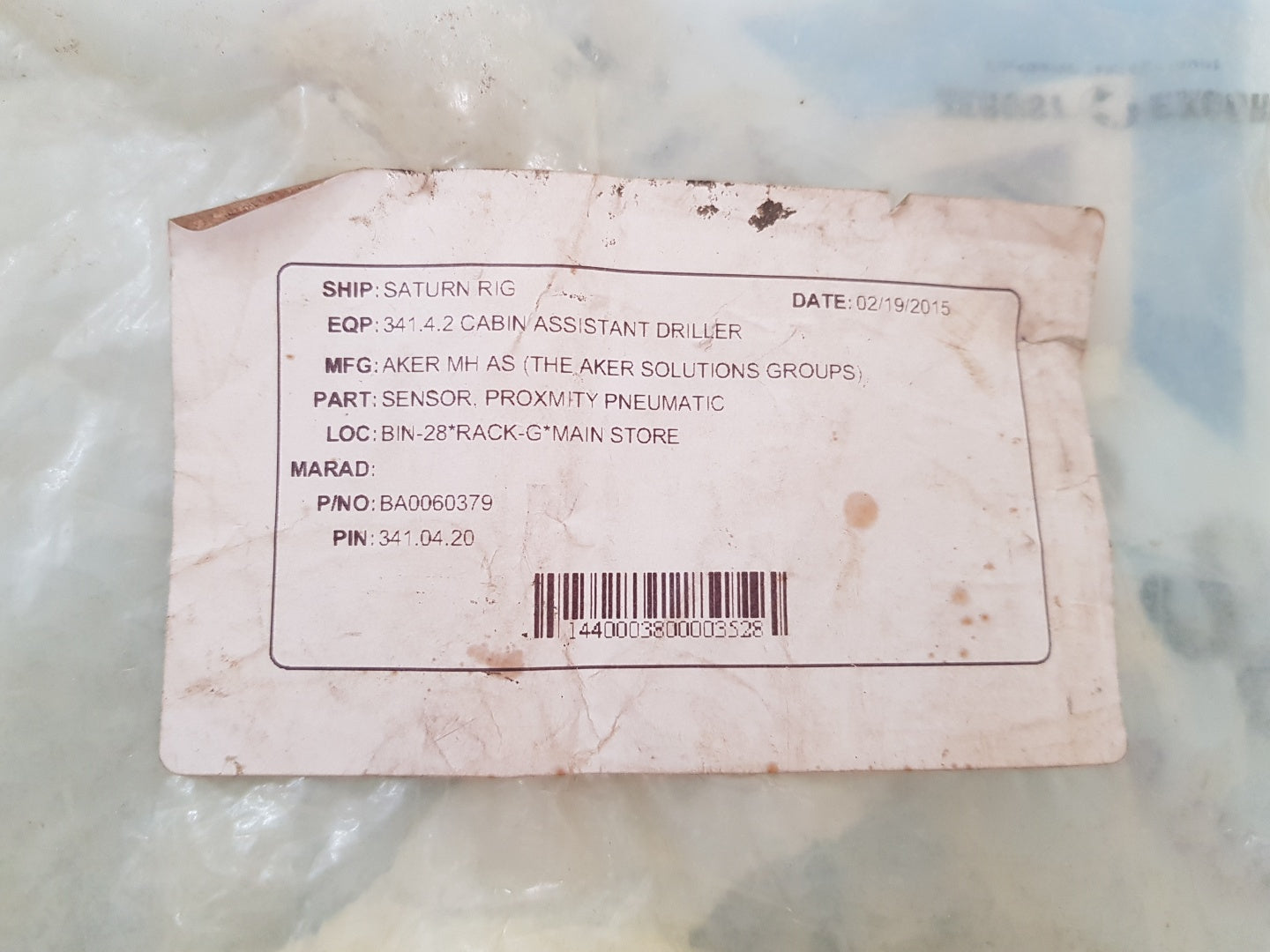 Norgren QM/140 Pneumatic Proximity Switch