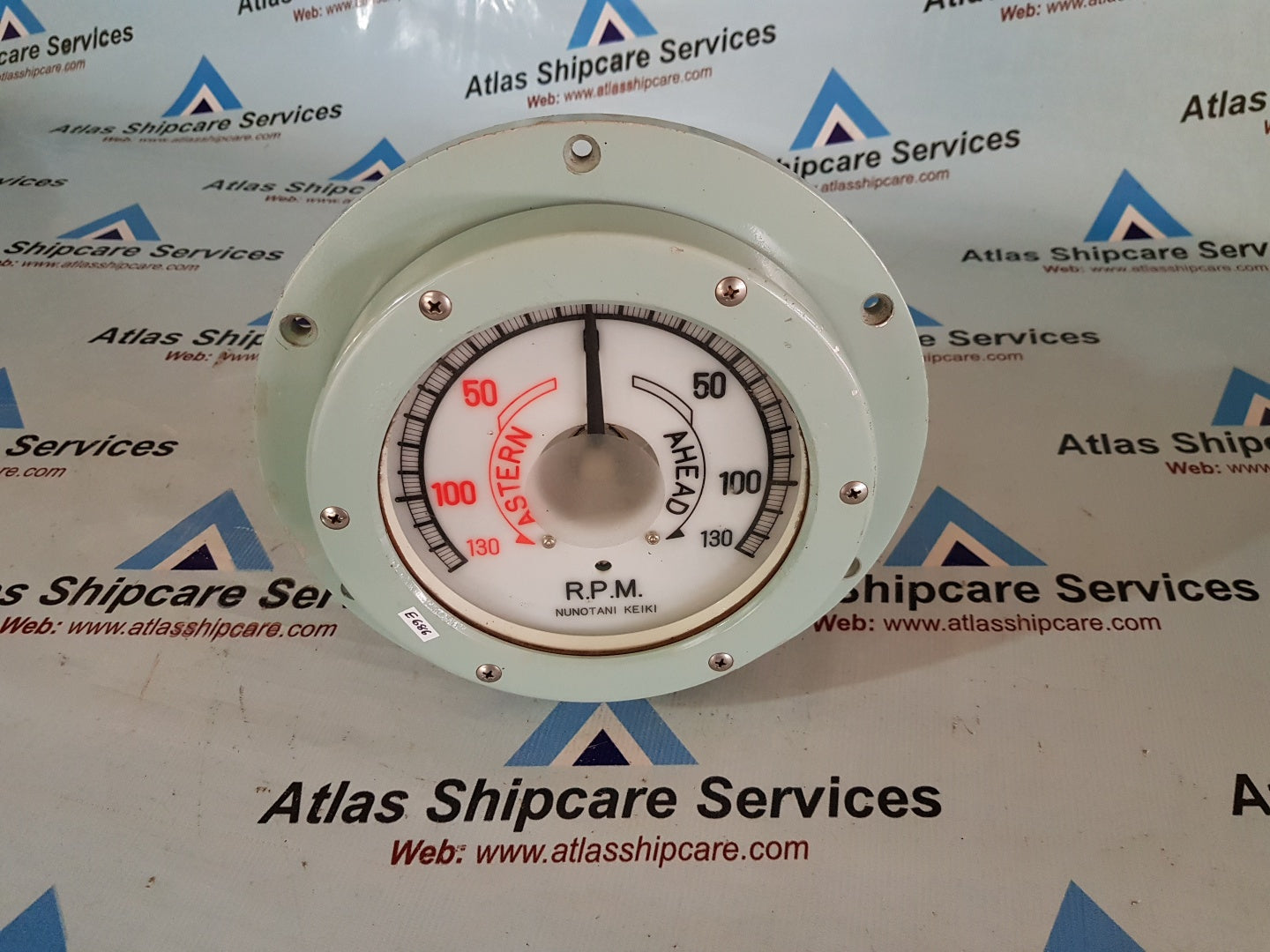 Nunotani Keiki JIS F 8521-FE 150K Electric Propeller Shaft Revolution Indicator