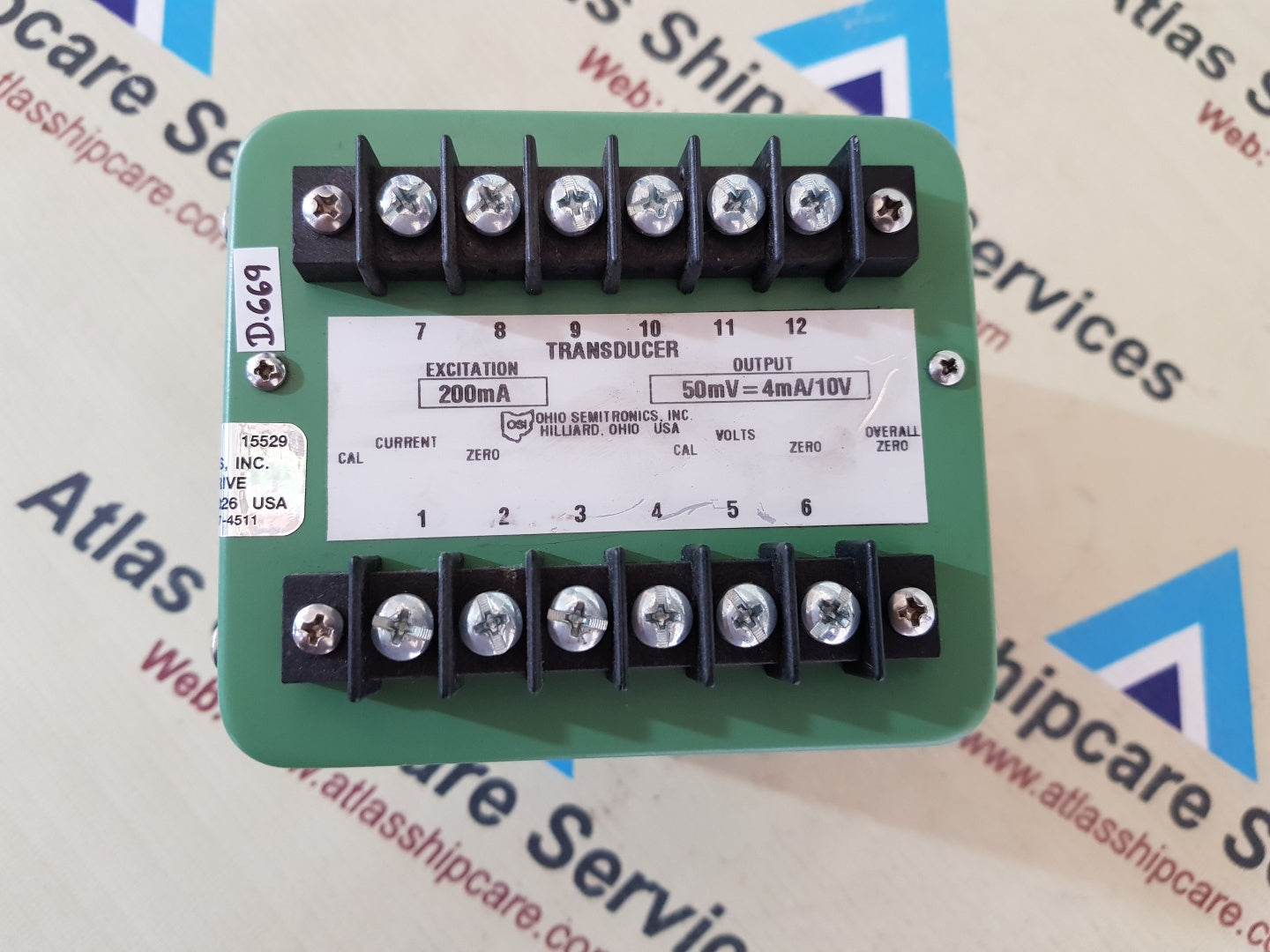 OHIM SEMITRONICS CTA-1248 AC CURRENT TRANSDUCER