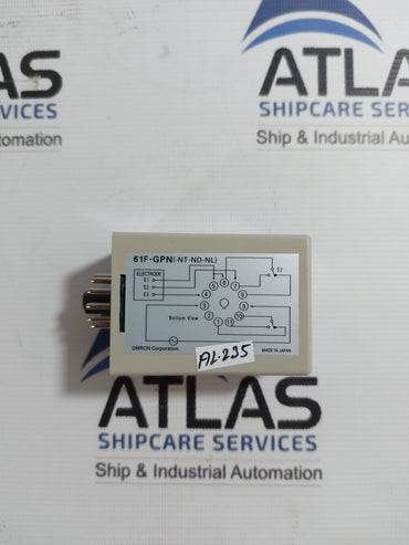 OMRON 61F-GP-NL2KM FLOATLESS LEVEL SWITCH 100VAC 3.5VA