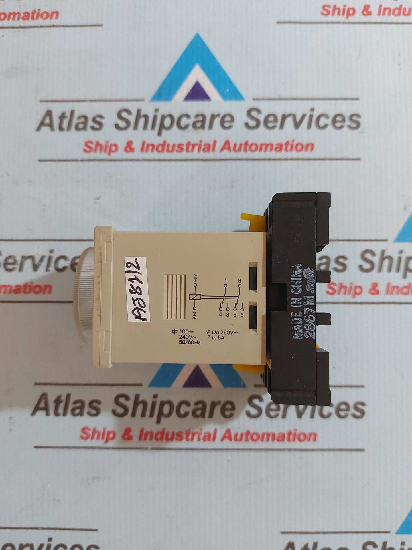 OMRON H3CR-A8 TIMER RELAY 0-12 Sec