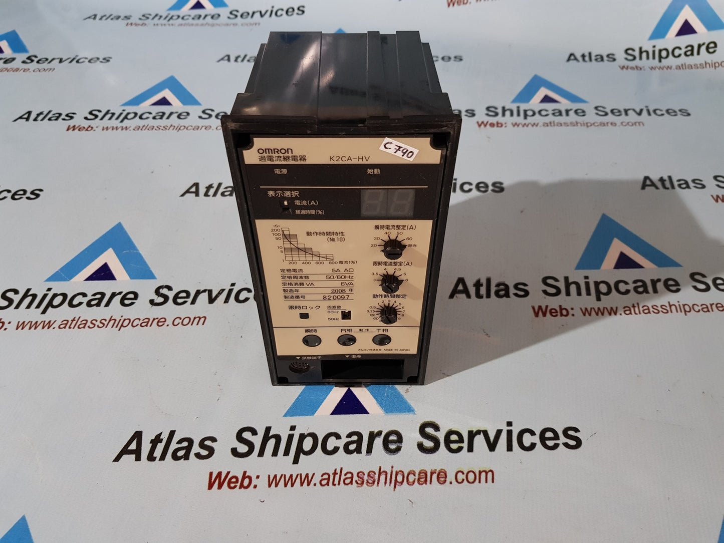 OMRON K2CA-HV DIGITAL OVER CURRENT RELAY