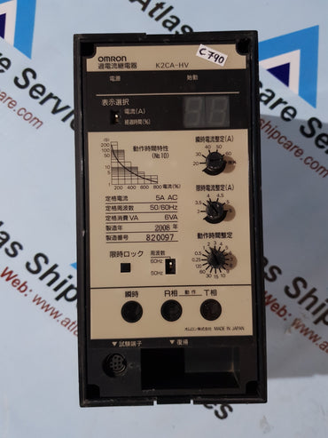 OMRON K2CA-HV DIGITAL OVER CURRENT RELAY