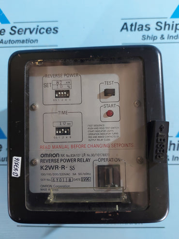 OMRON K2WR-R-S5 REVERSE POWER RELAY
