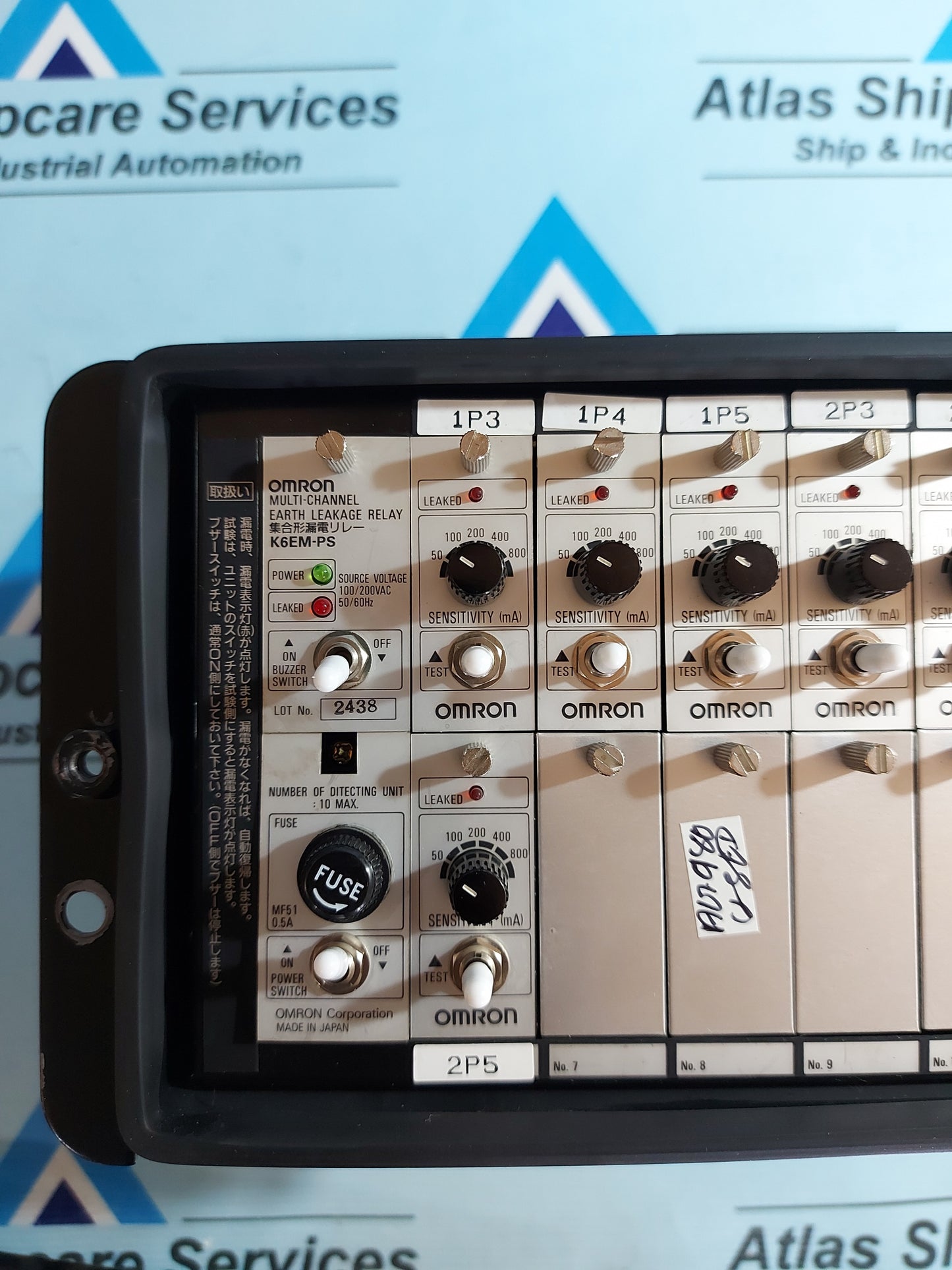 OMRON K6EM-PS MULTI-CHANNEL EARTH LEAKAGE RELAY