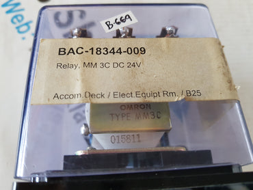 OMRON MM3C DC 24V RELAY