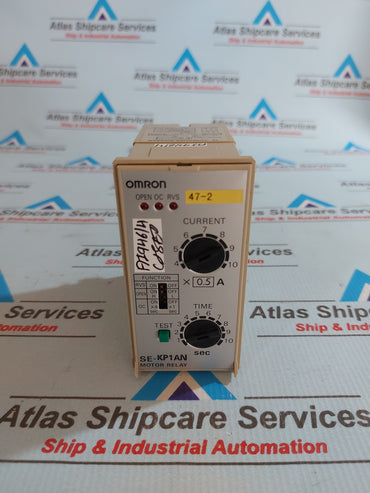 OMRON SE-KP1AN MOTOR RELAY 1-10 Sec 100/110/120VAC