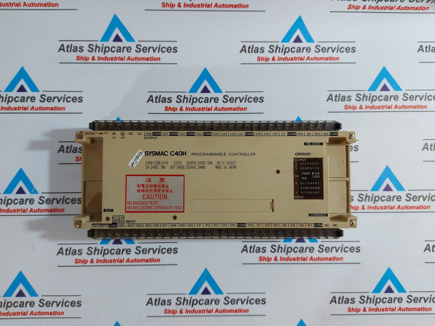 OMRON SYSMAC C40H PROGRAMMABLE CONTROLLER