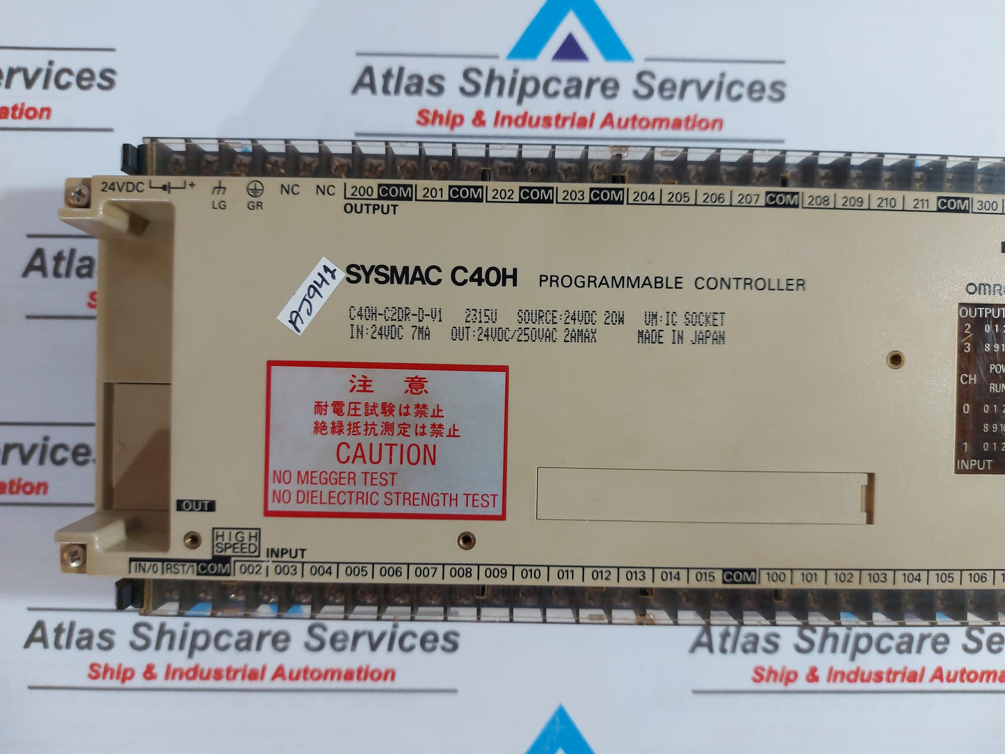 OMRON SYSMAC C40H PROGRAMMABLE CONTROLLER