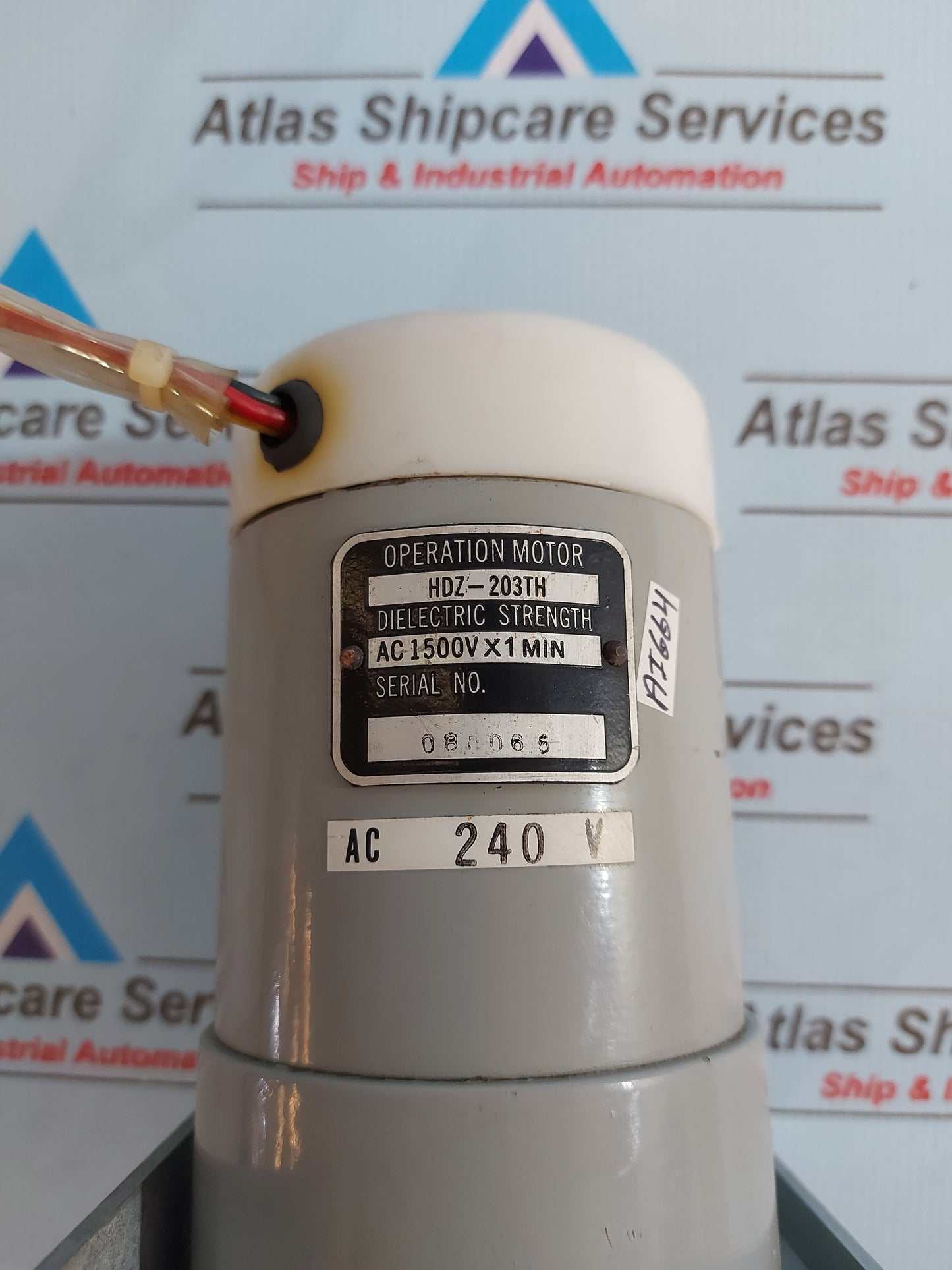 OPERATION MOTOR HDZ-203TH AC 1500V X 1MIN