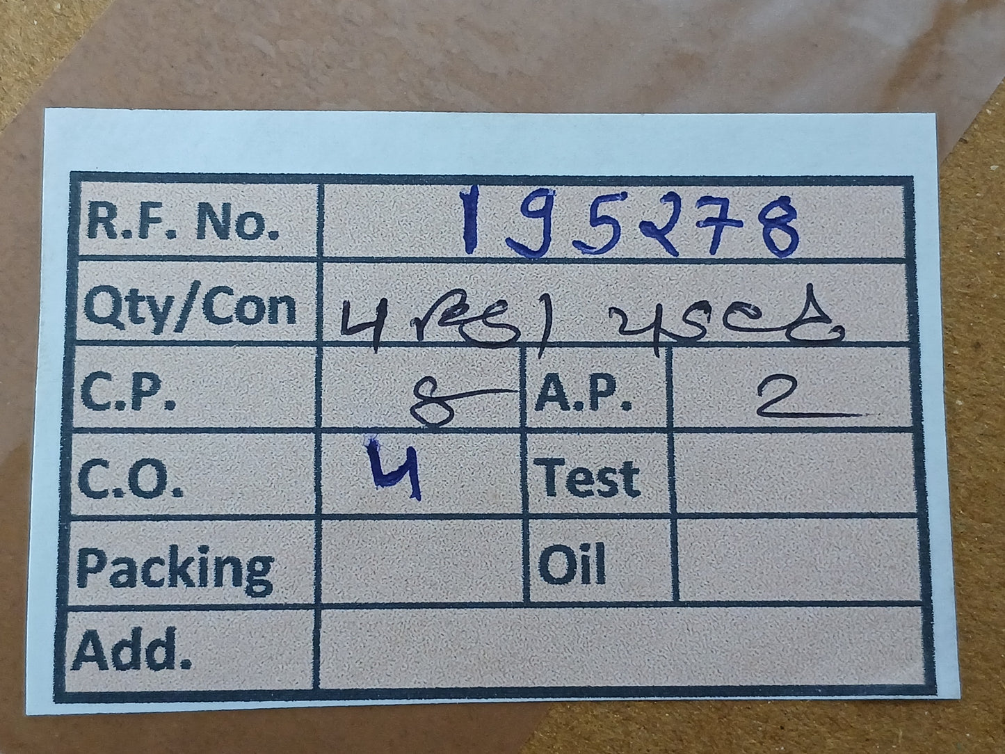 OVAL PI45B21 VALVE POSITION INDICATOR (1600 CC)
