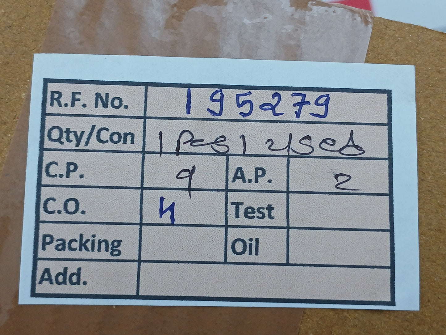 OVAL PI45B31 VALVE POSITION INDICATOR (114.9 CC)