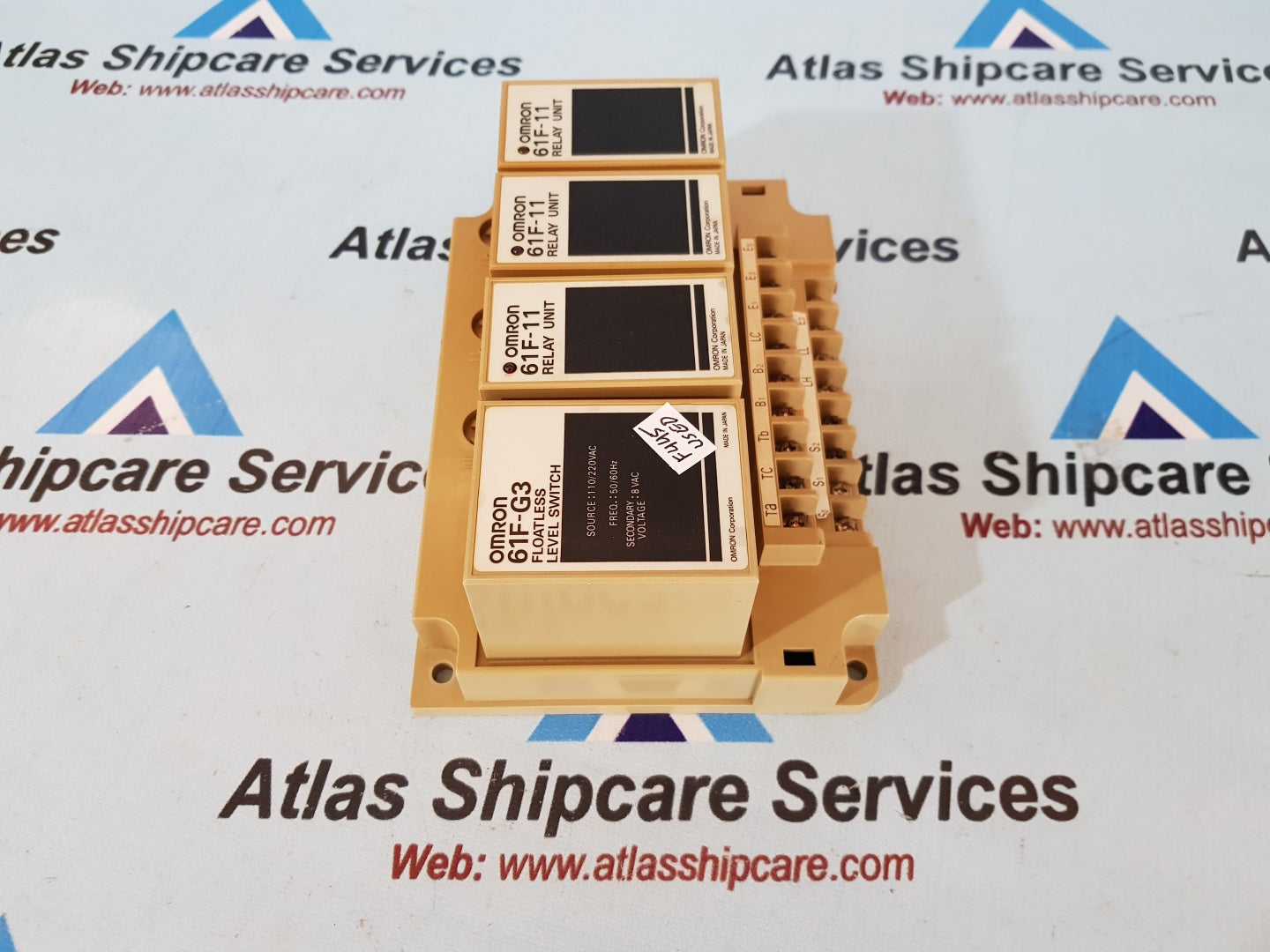 Omron Floatless Level Switch 61F-G3 with 3 Relay Units 61F-11