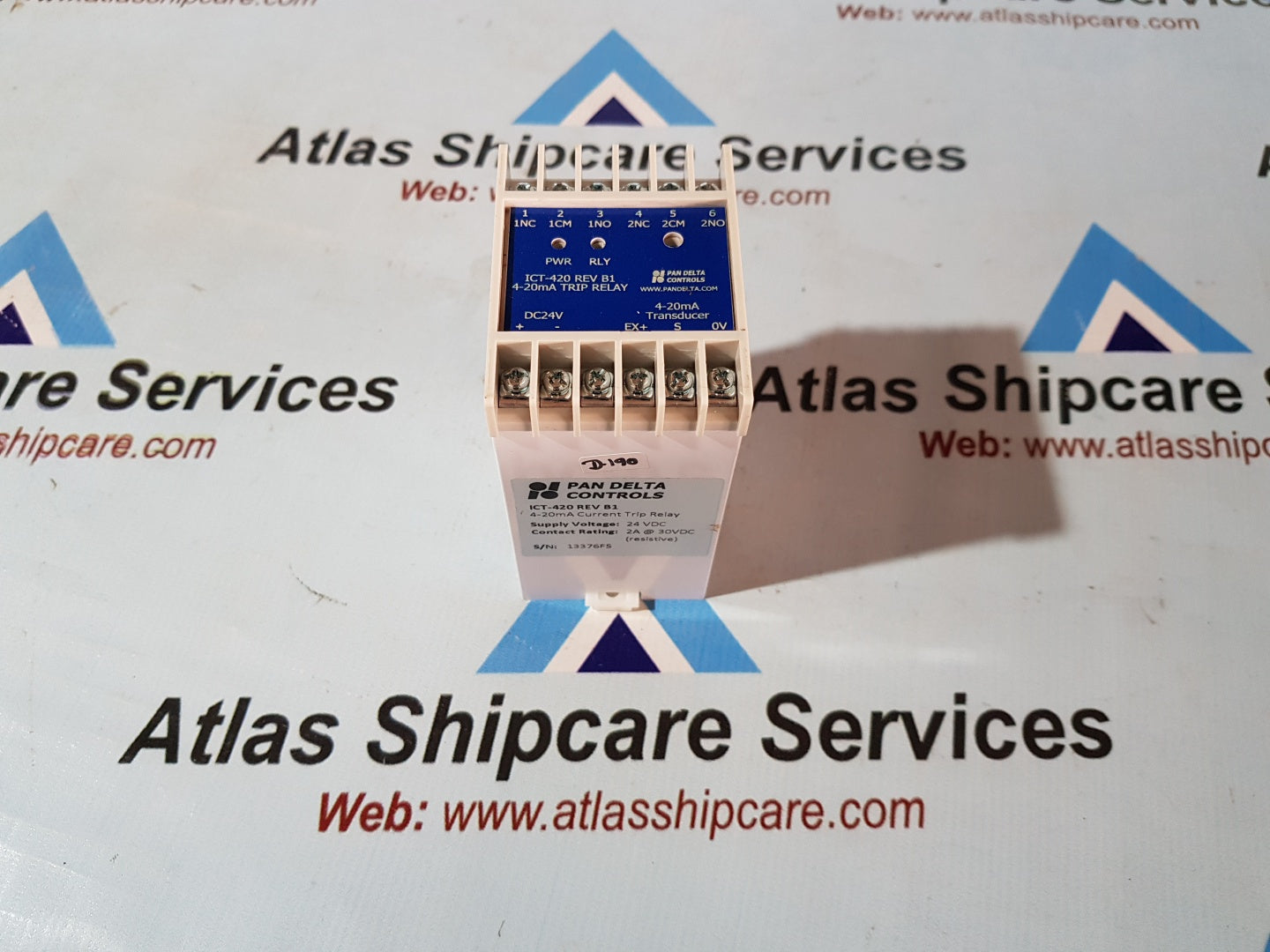 PAN DELTA CONTROLS ICT-420 REV B1 4-20MA TRIP RELAY