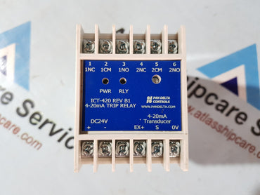 PAN DELTA CONTROLS ICT-420 REV B1 4-20MA TRIP RELAY