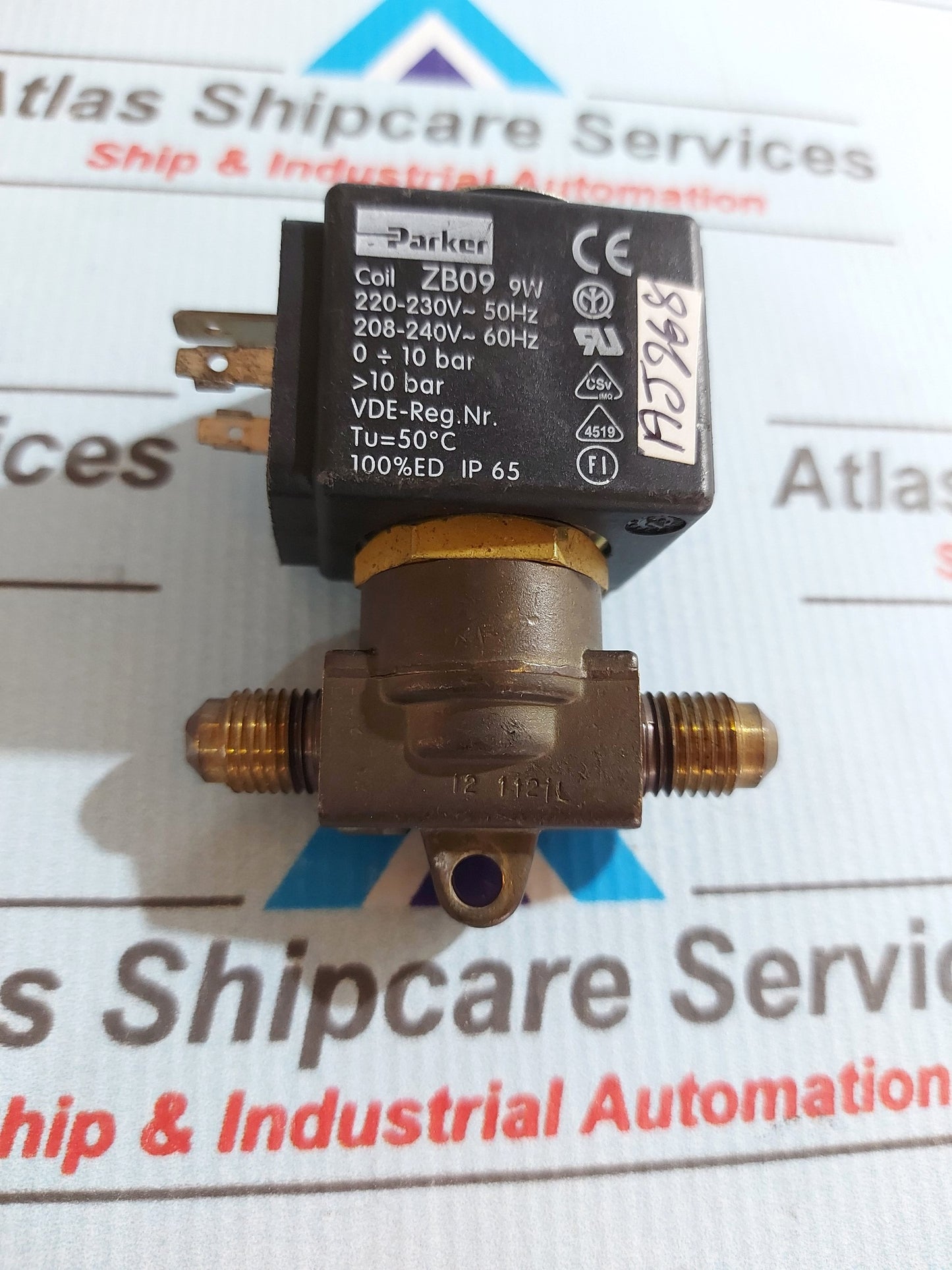 PARKER ZB09 9W SOLENOID VALVE 220-230V~ 50Hz 9W