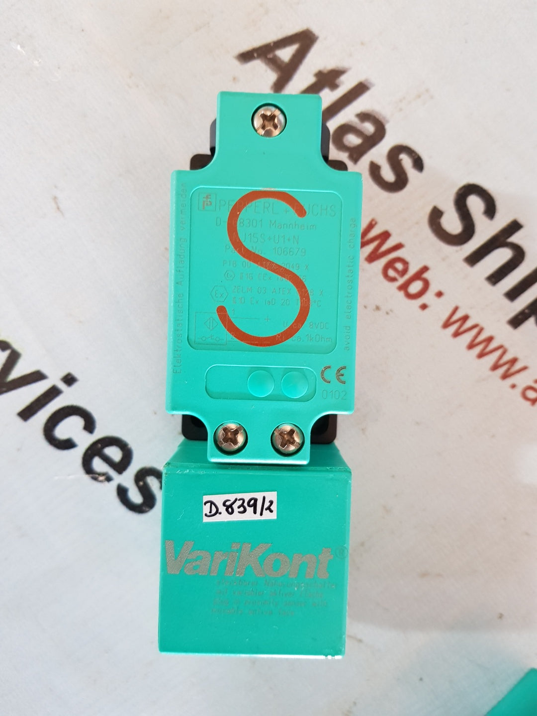 PEPPERL + FUCHS NJ15S+U1+N INDUCTIVE SENSOR