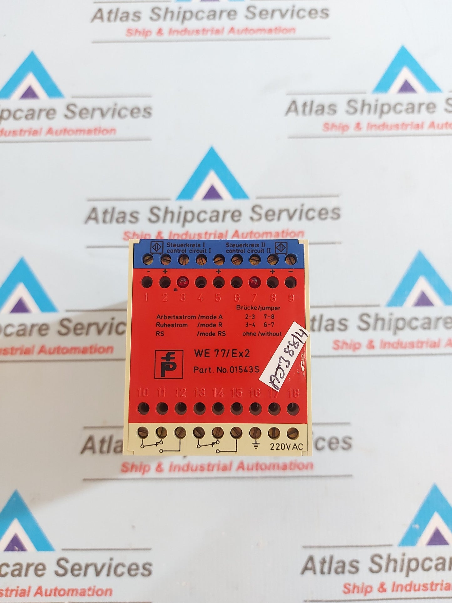 PEPPERL+FUCHS WE 77/Ex2 SWITCH AMPLIFIER 01543S