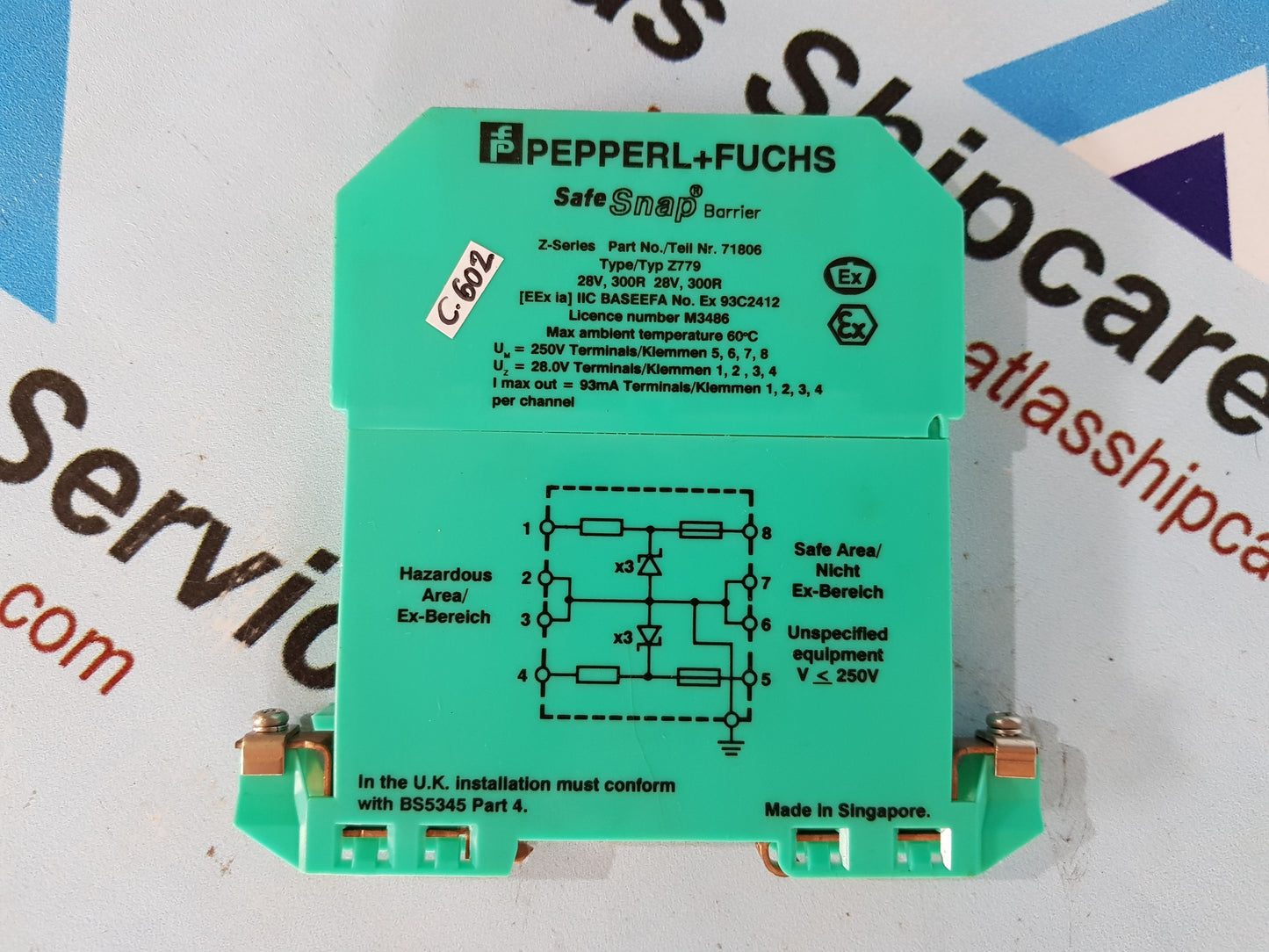 PEPPERL+FUCHS Z-SERIES Z779 SAFE SNAP BARRIER