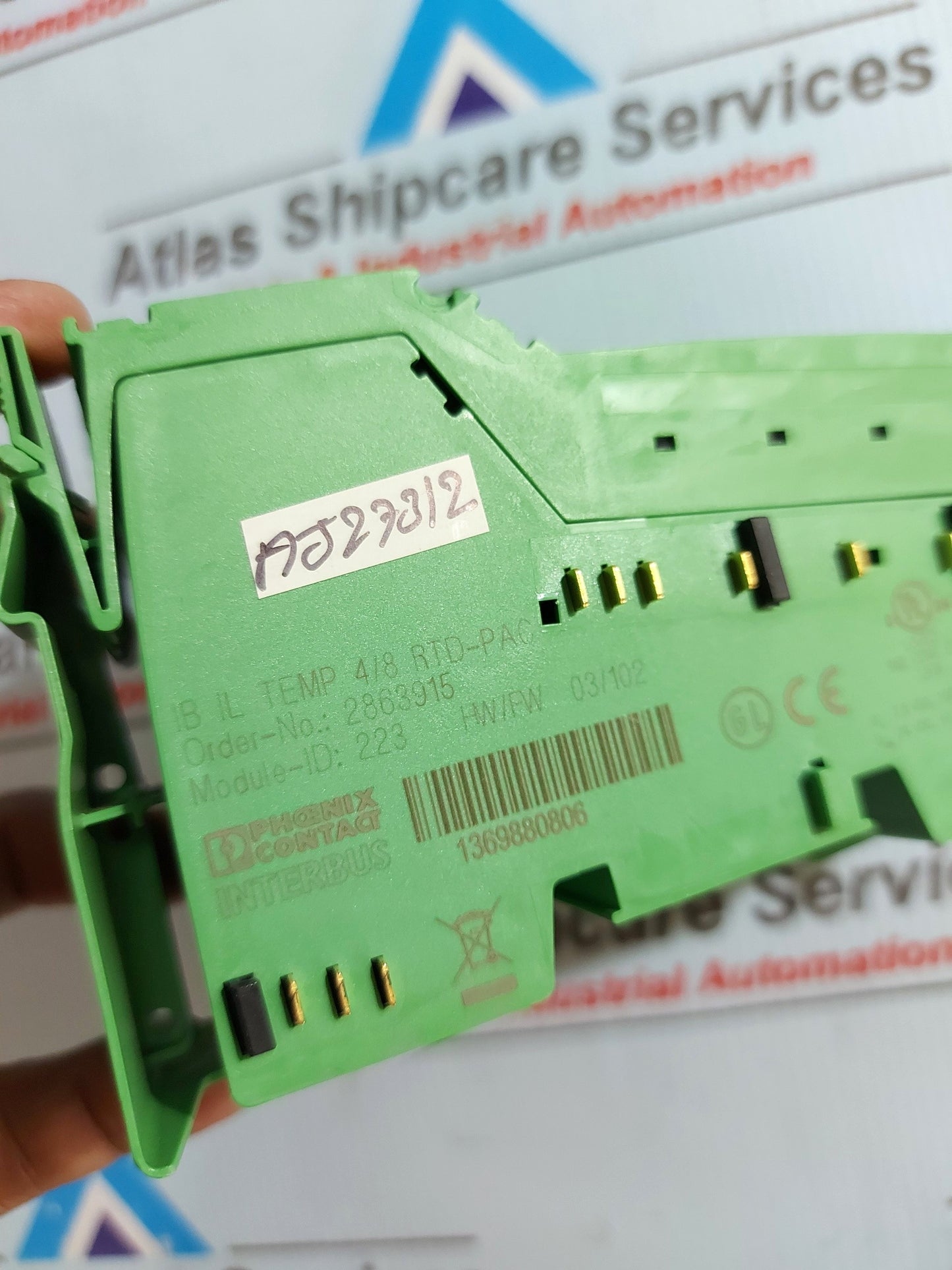 PHOENIX CONTACT IB IL TEMP 4/8 RTD-PAC TEMPERATURE MODULE - 2863915