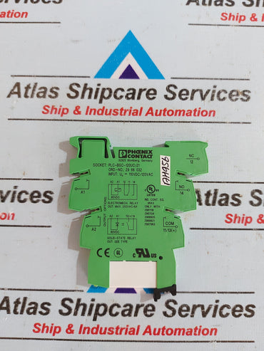 PHOENIX CONTACT PLC-BSC-120UC-21 RELAY BASE 2966032