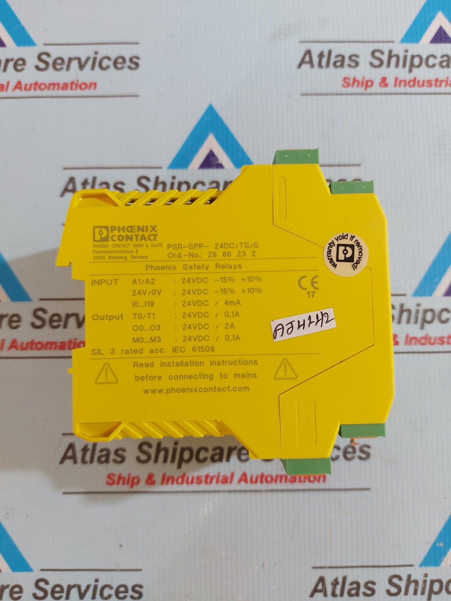 PHOENIX CONTACT PSR-SPP-24DC/TS/S SAFETY MODULE 2986232