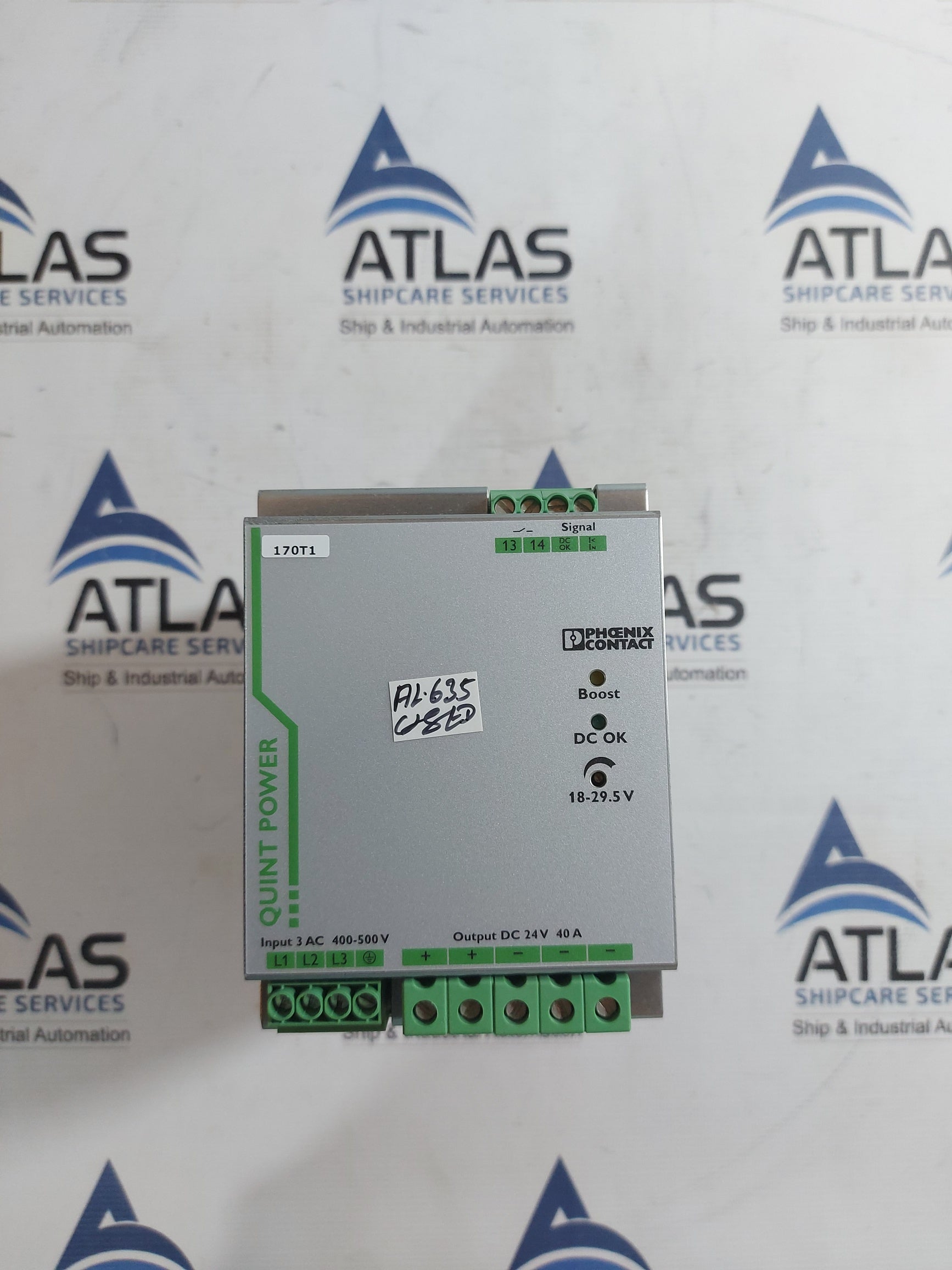 PHOENIX CONTACT QUINT-PS/3AC/24DC/40 2866802 POWER SUPPLY UNIT 