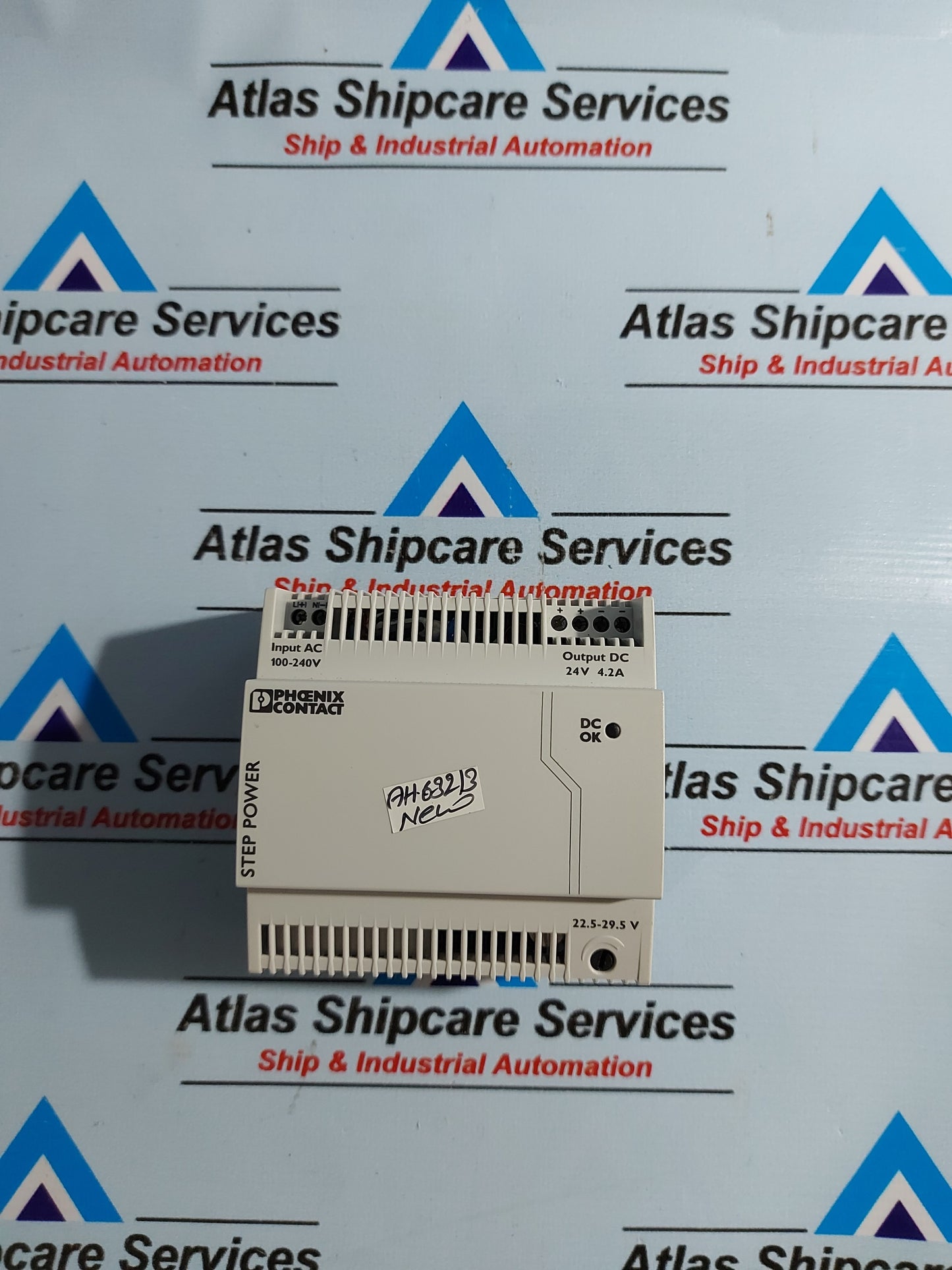 PHOENIX CONTACT STEP-PS/1AC/24DC/4.2 DIN RAIL POWER SUPPLY 24VDC 4.2A