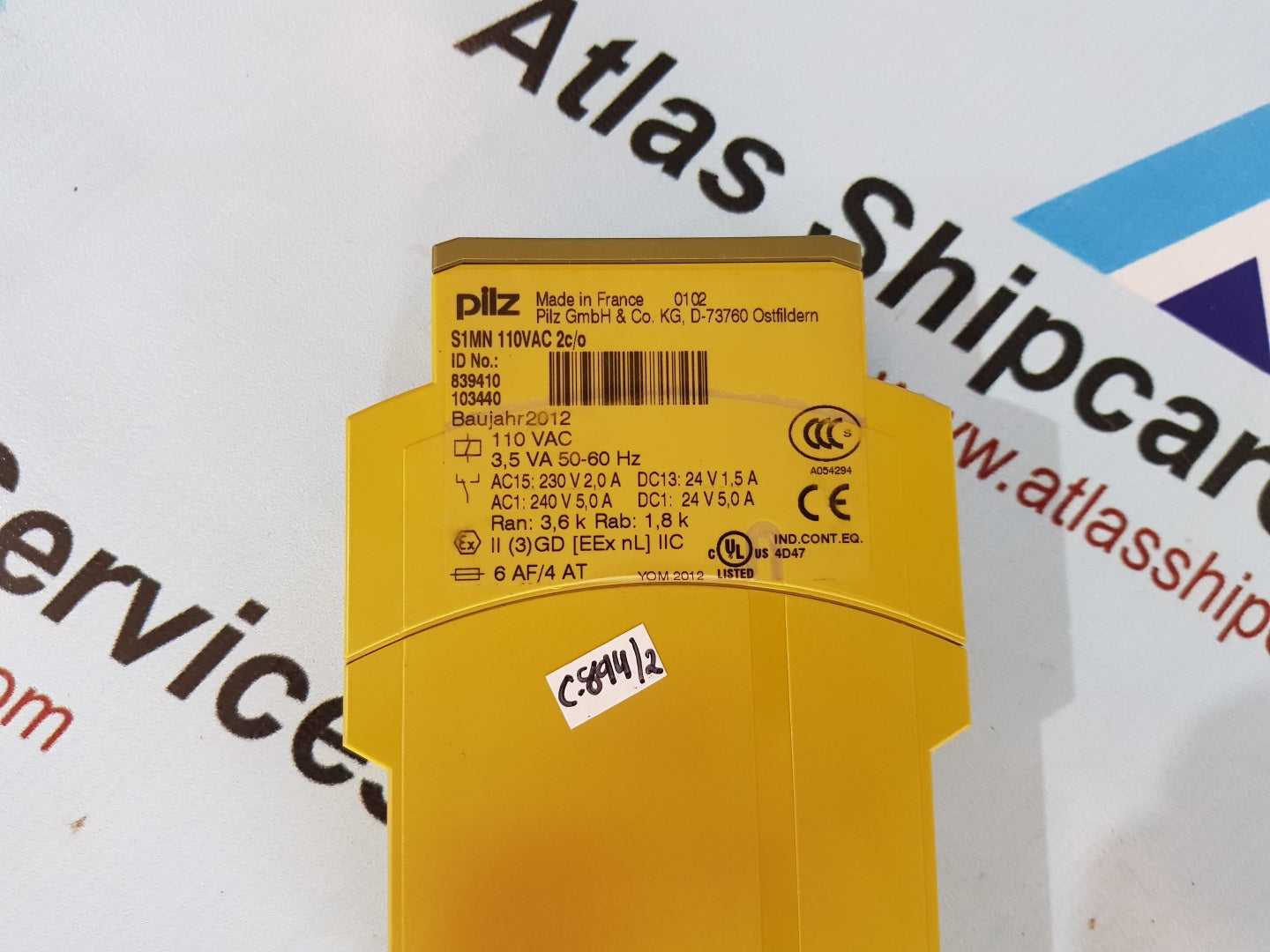 PILZ S1MN SAFETY RELAY 110VAC
