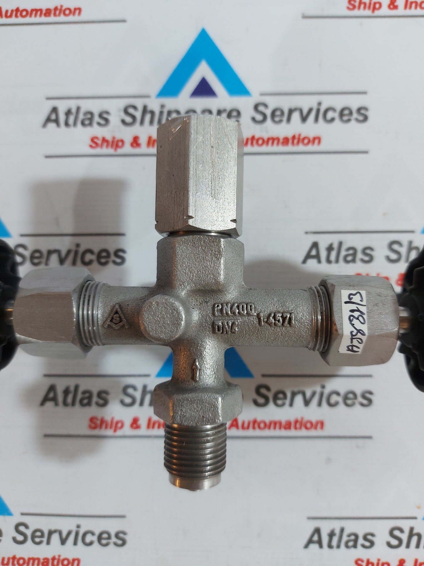 PN400 1.4571 PRESSURE GAUGE SHUT-OFF VALVE
