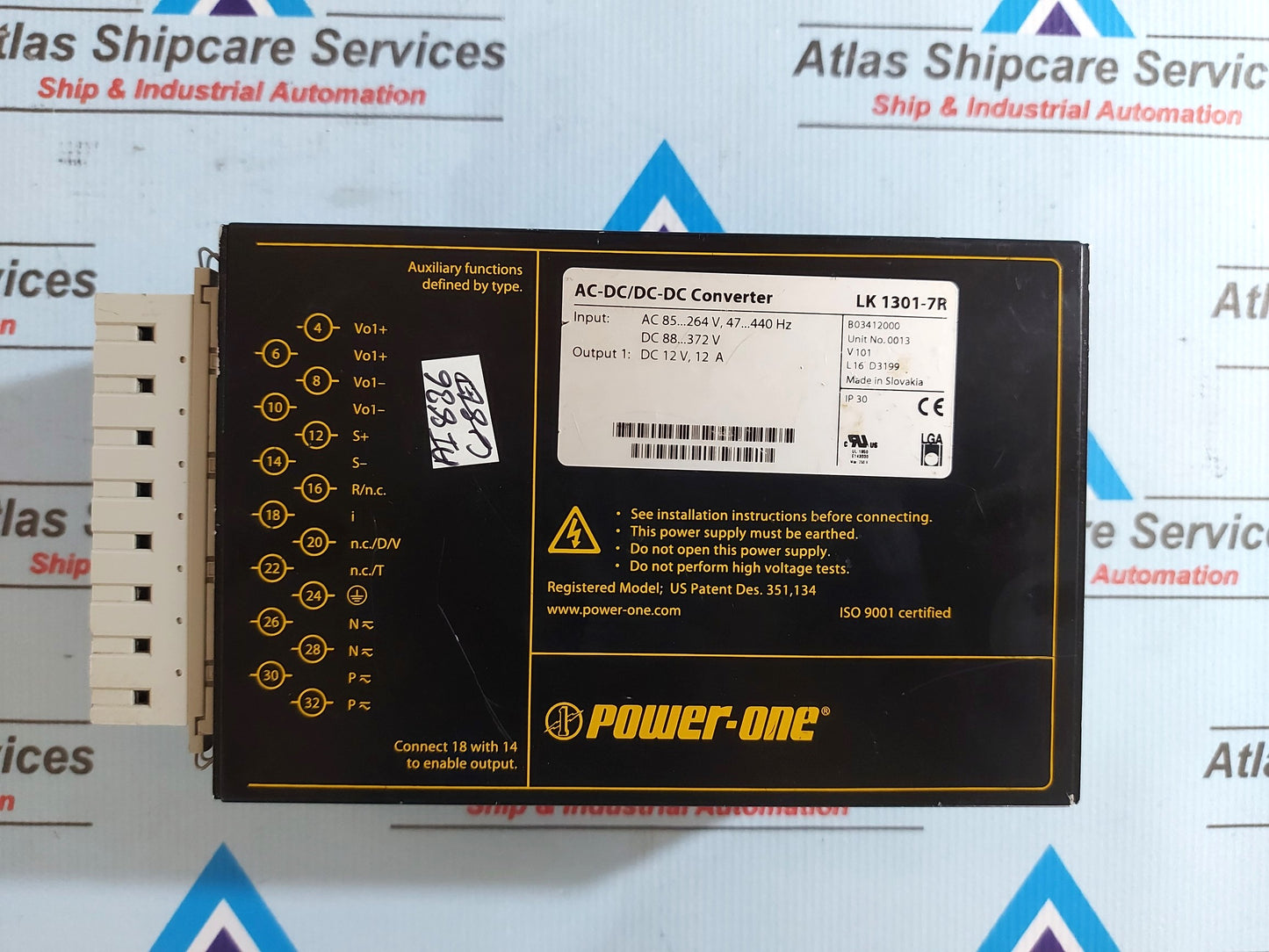POWER-ONE AMTG 819/02 PS K1000 AC-DC/DC-DC POWER SUPPLY CONVERTER