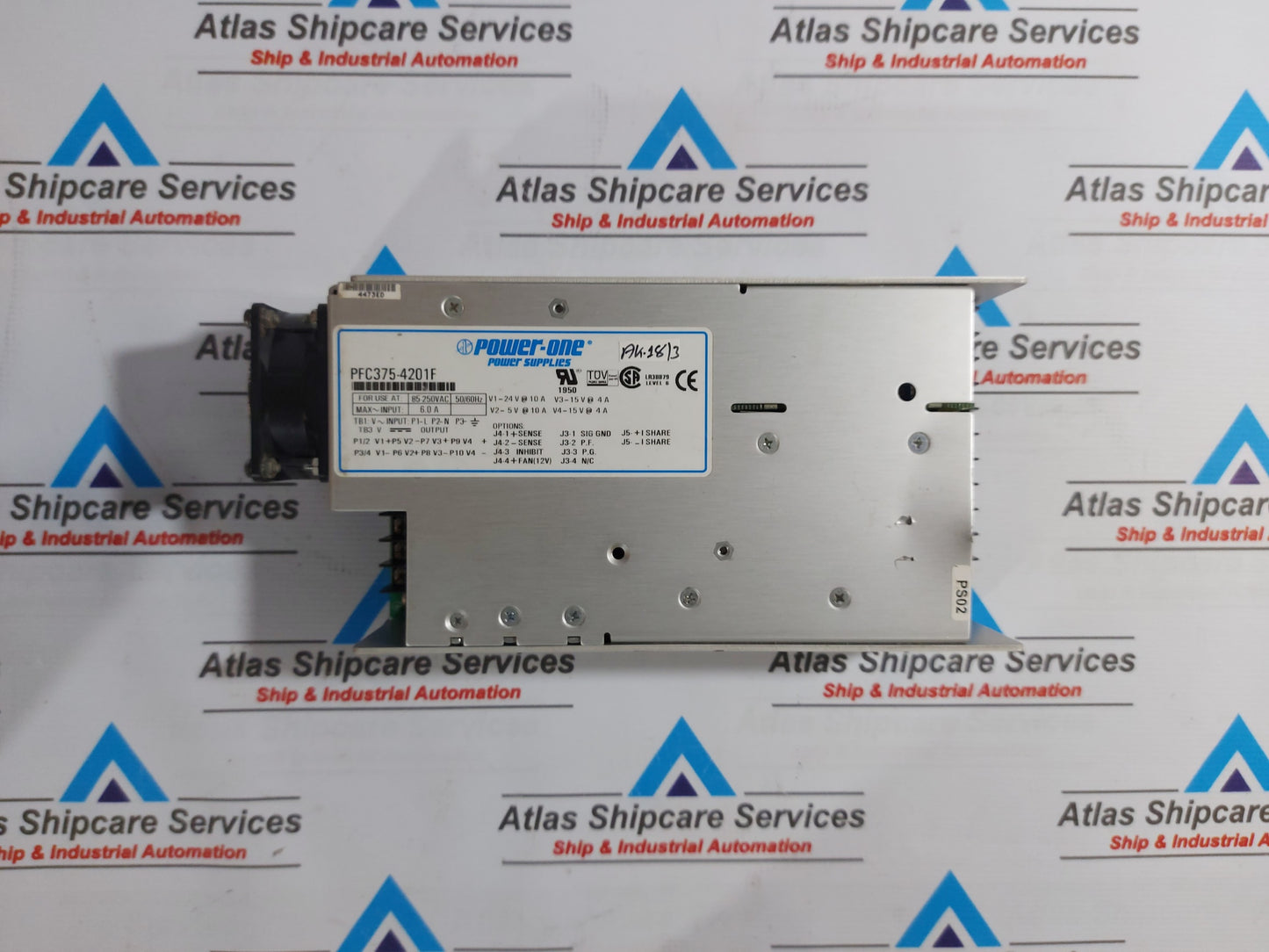 POWER-ONE PFC375-4201F POWER SUPPLY MODULE 85-250VAC 50/60Hz