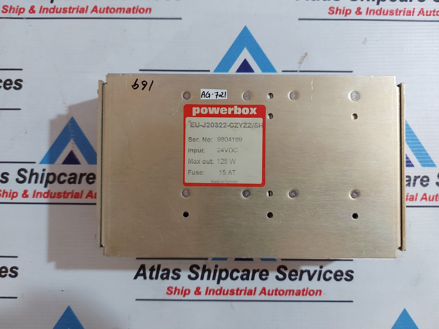 POWERBOX EU-J20322-CZYZZ/5H MULTIPLE OUTPUT POWER SUPPLY AG721