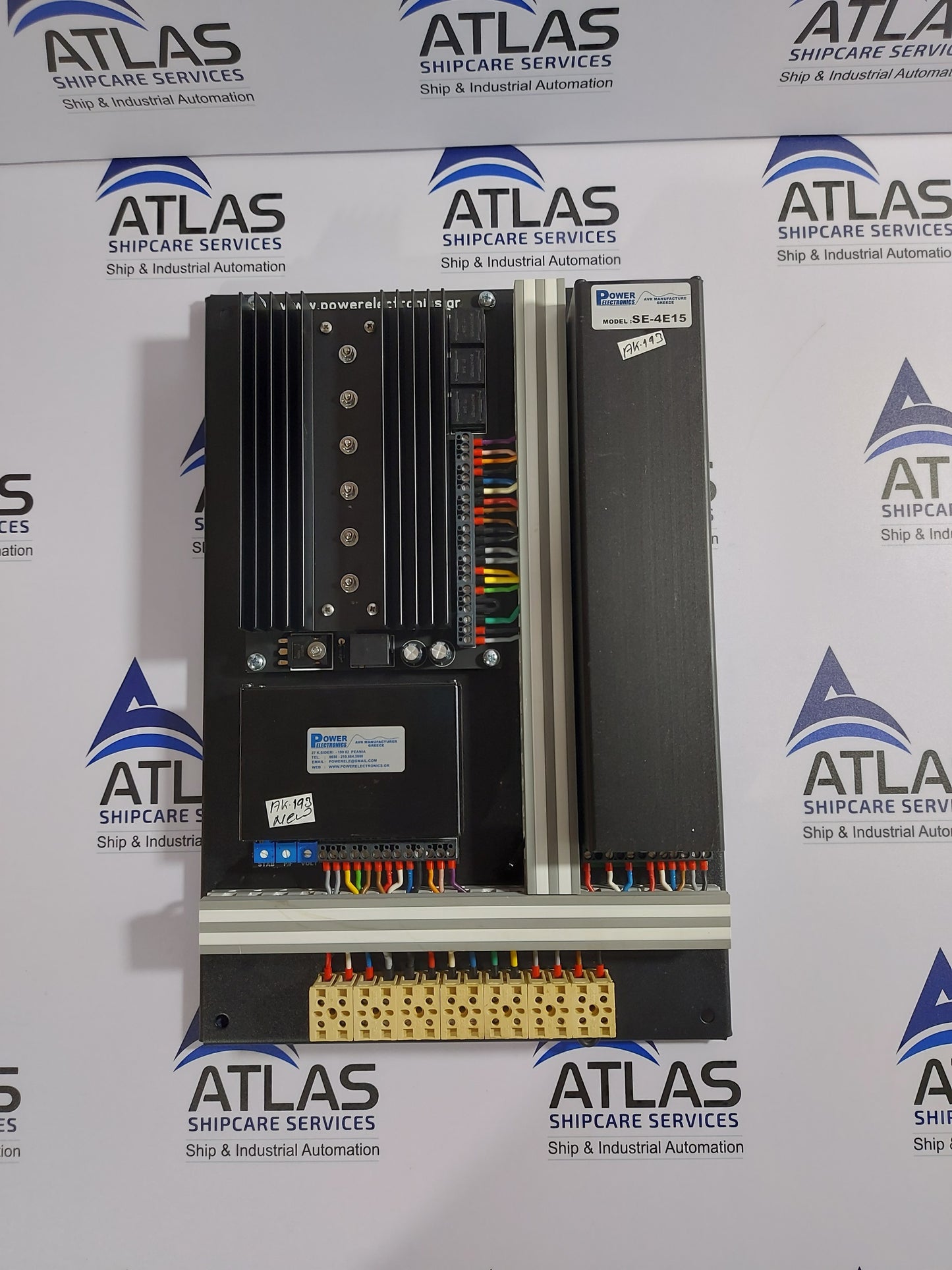 POWER ELECTRONICS SE-4E15 AUTOMATIC VOLTAGE REGULATOR