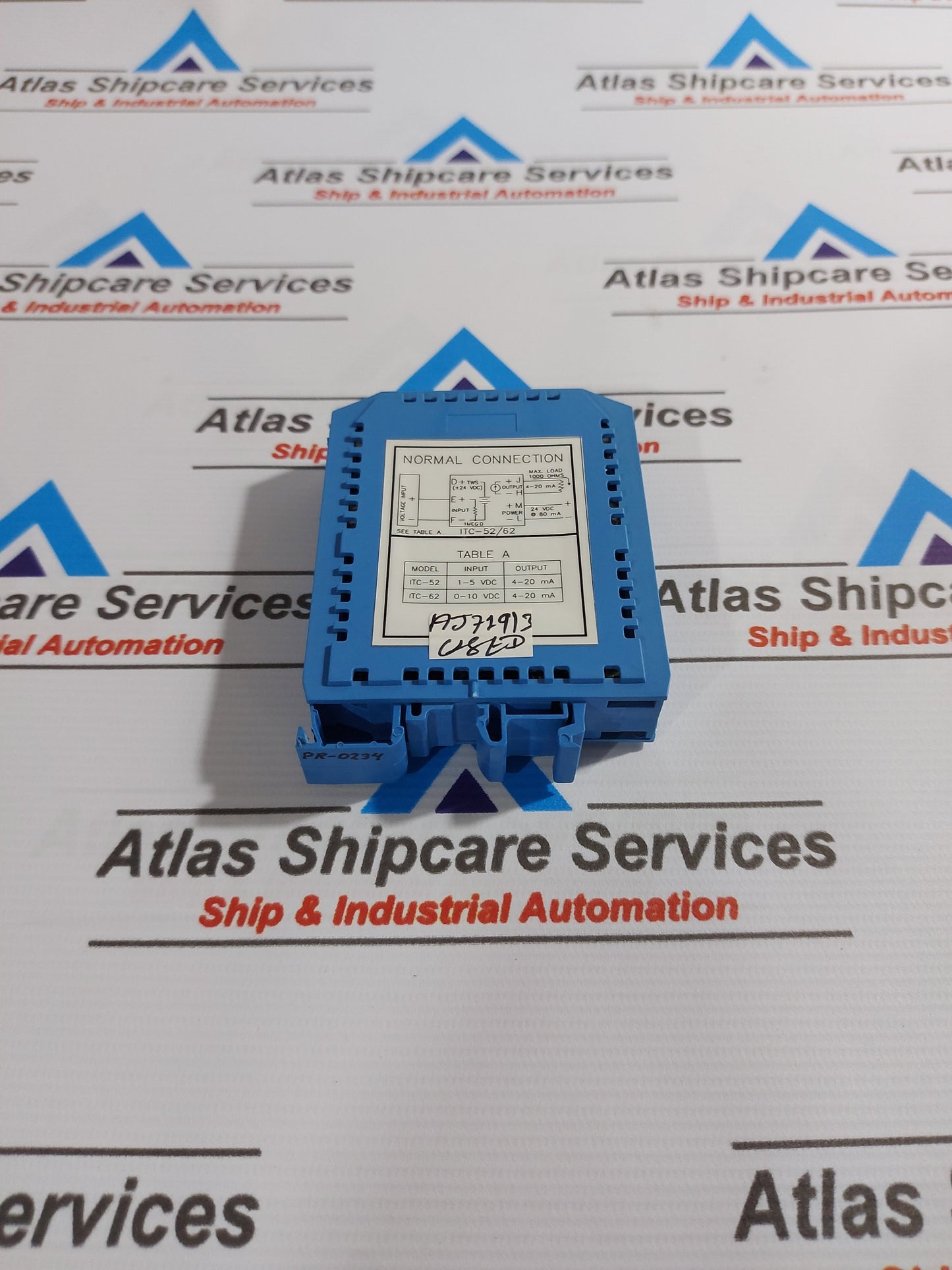 PRIBUSIN ITC-62 ISOLATED SIGNAL CONDITIONER 0-10VDC 4-20mA 24VDC 80mA