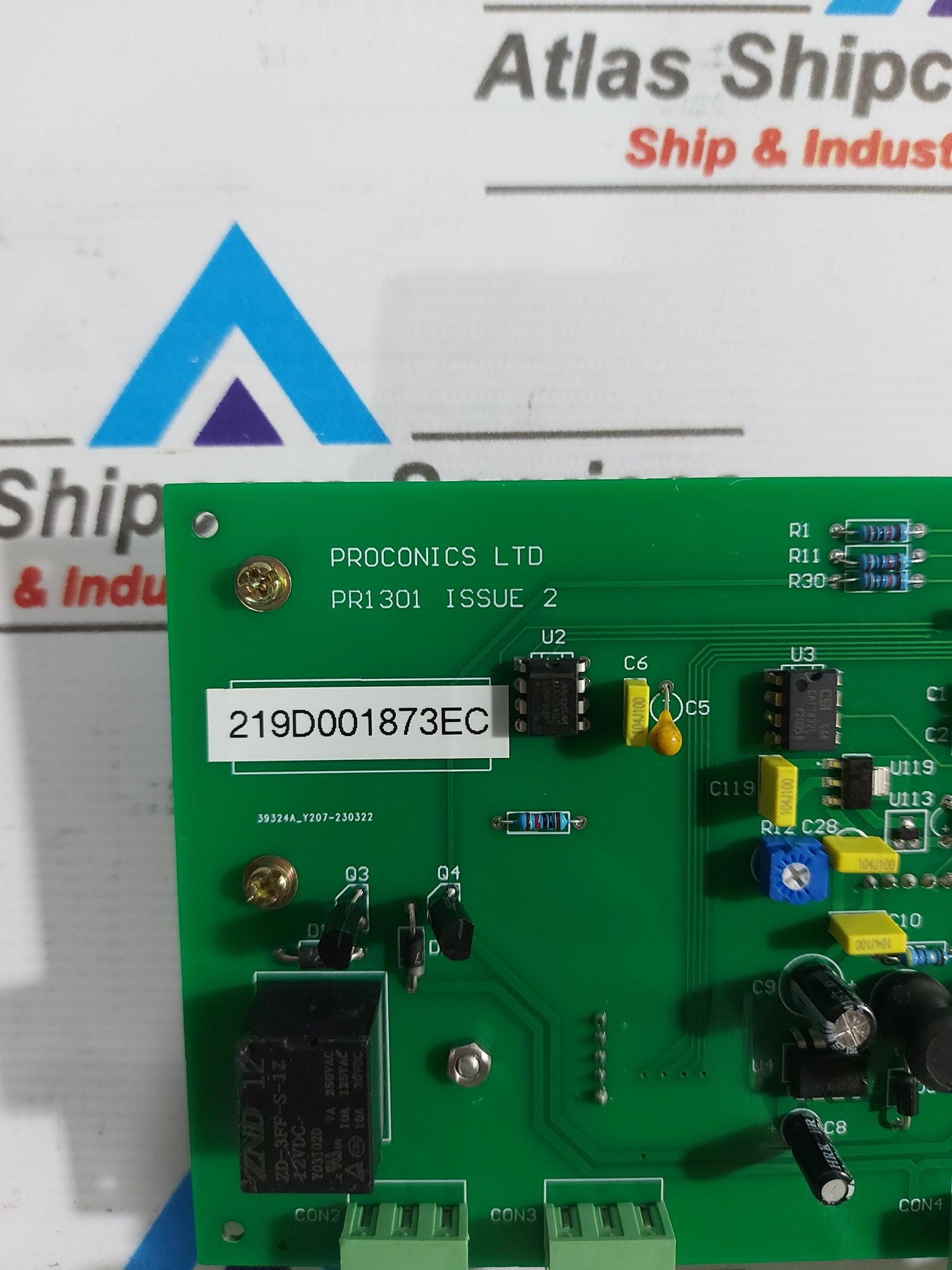 PROCONICS PR1301 ISSUE 2 PCB CARD