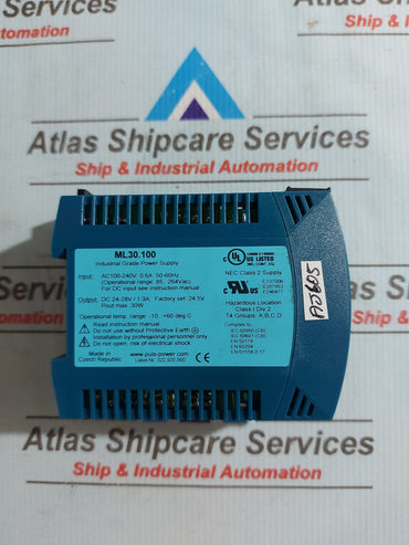 PULS ML30.100 POWER SUPPLY 24-28VDC 1.3A