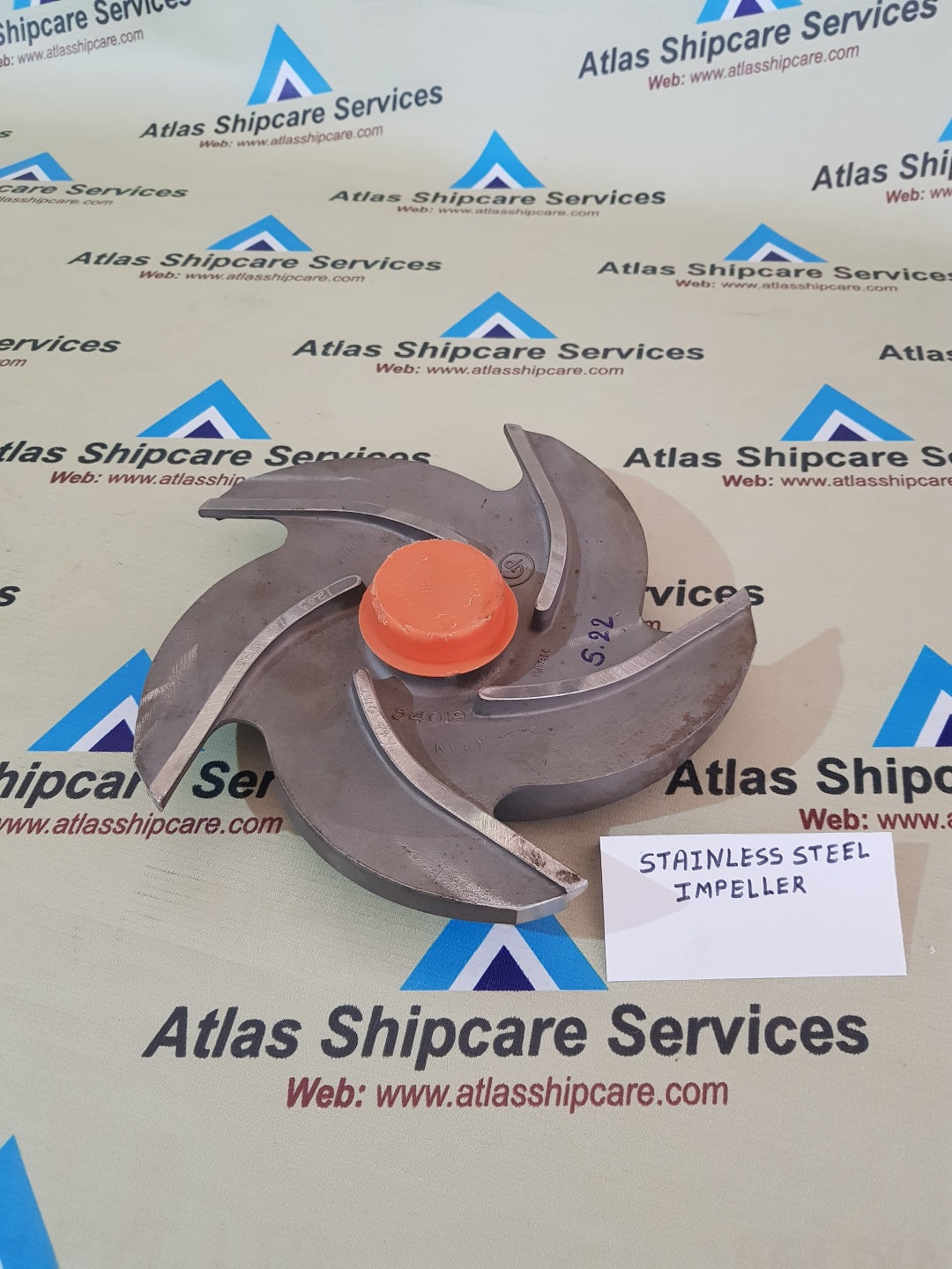 PUMP IMPELLER CAST STAINLESS STEEL 54019