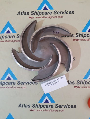 PUMP IMPELLER CAST STAINLESS STEEL 54019