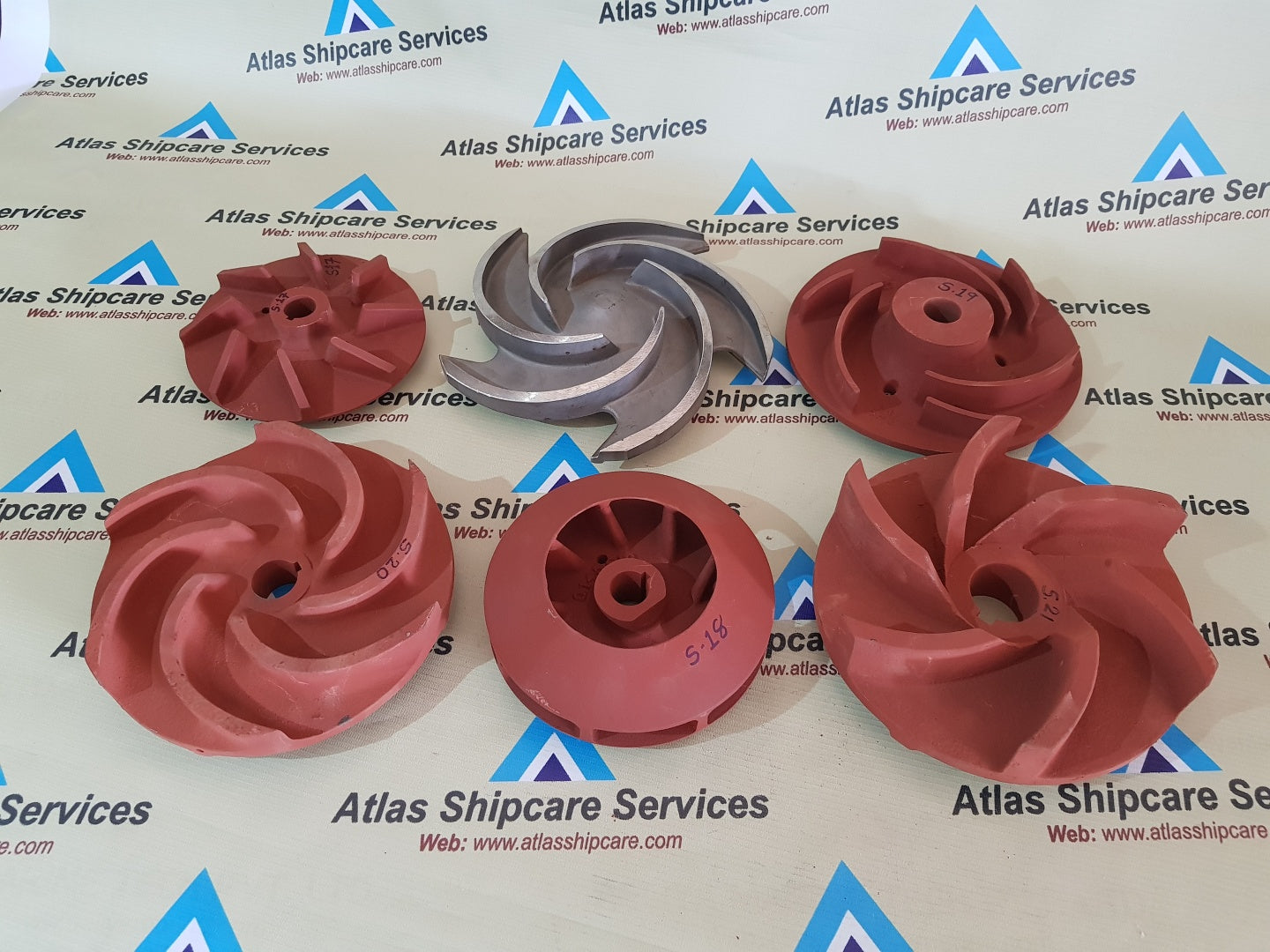 PUMP IMPELLER CAST STAINLESS STEEL 54019