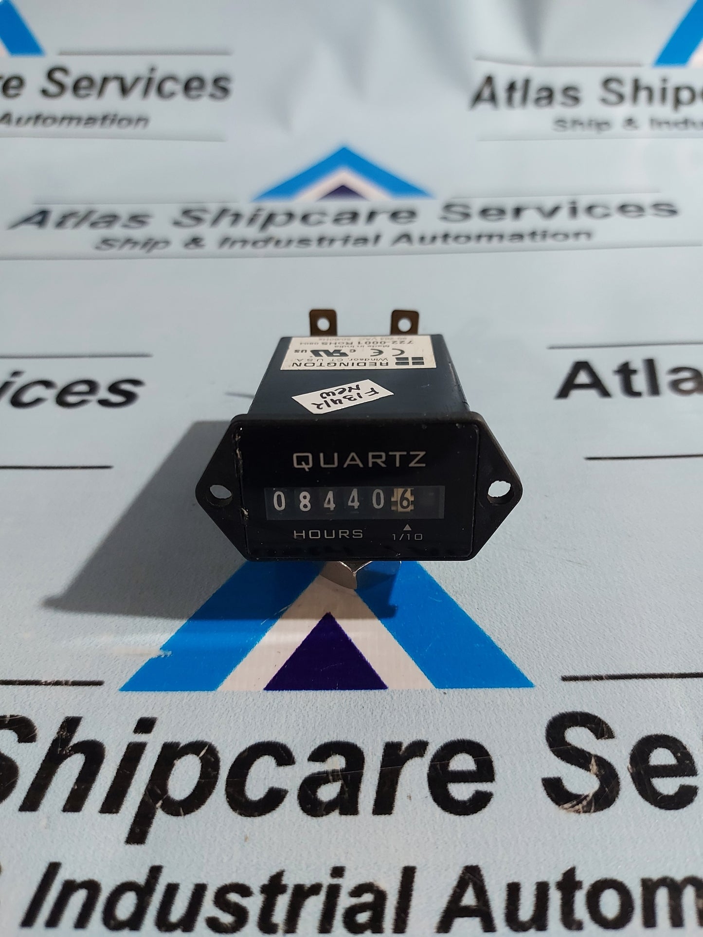 QUARTZ 722-0001 HOUR METER 90-264 VAC