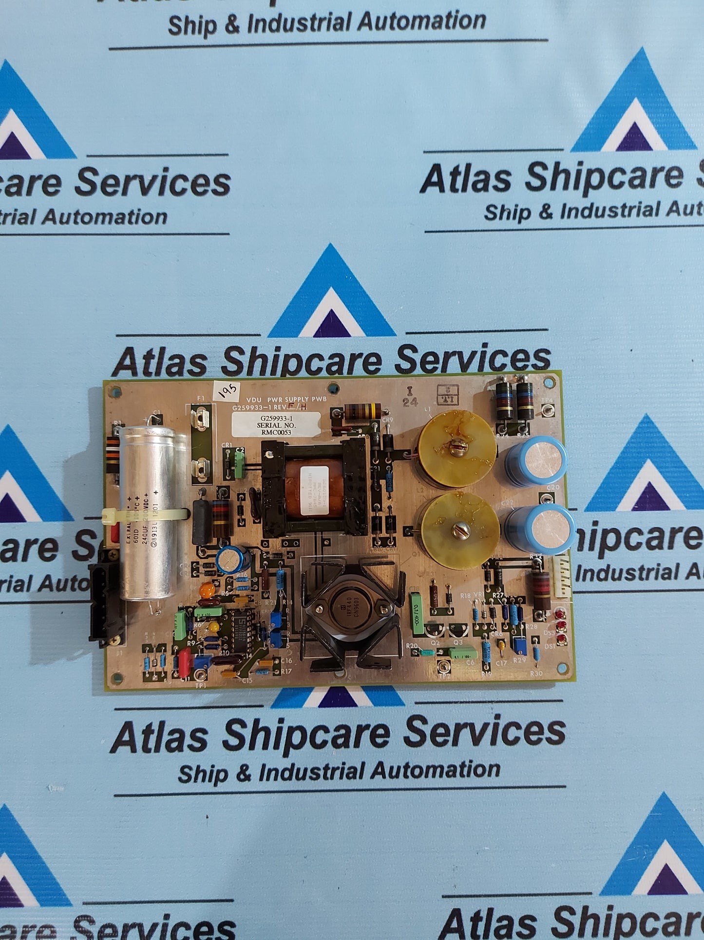 RAYTHEON G259933-1 VIDEO DISPLAY PCB CARD