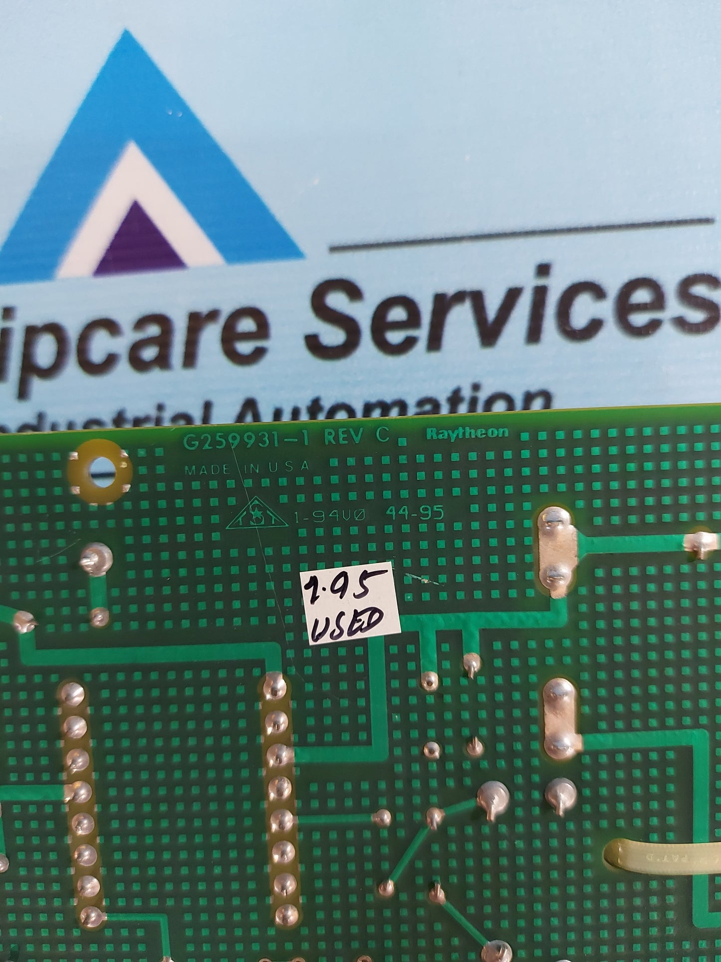 RAYTHEON G259933-1 VIDEO DISPLAY PCB CARD